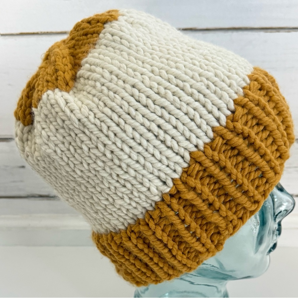 Handmade Knit Beanie – Cozy Hat - Picture 4 of 5